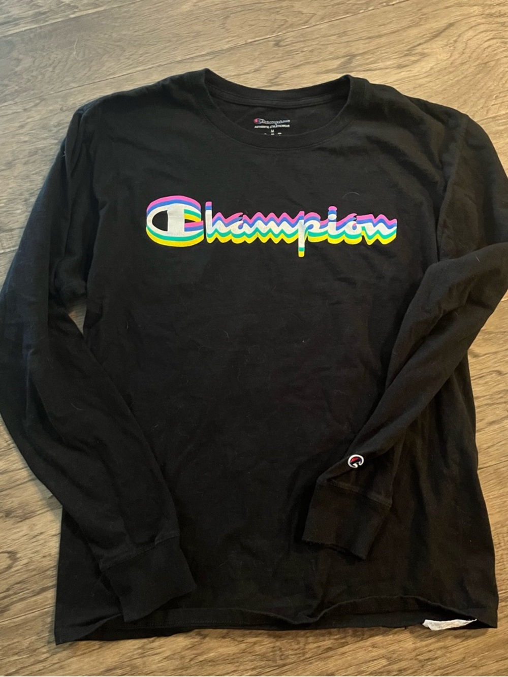Champion Long Sleeve Neon Logo Shirt